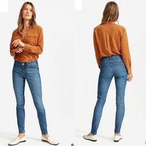 Everlane The Mid-Rise Skinny Jean Mid Blue 29 NWT
